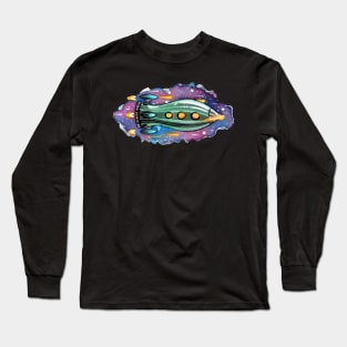 Late for space dinner Long Sleeve T-Shirt